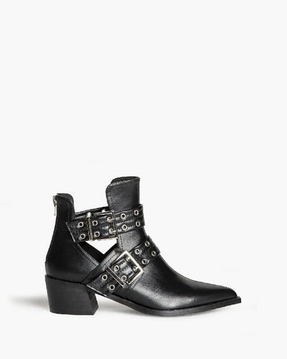 COUNTRY STYLE BOOT IN BLACK-Texas boots-CORINA- Pointure.AE