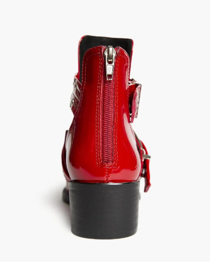 COUNTRY STYLE BOOT IN RED-Texas boots-CORINA- Pointure.AE