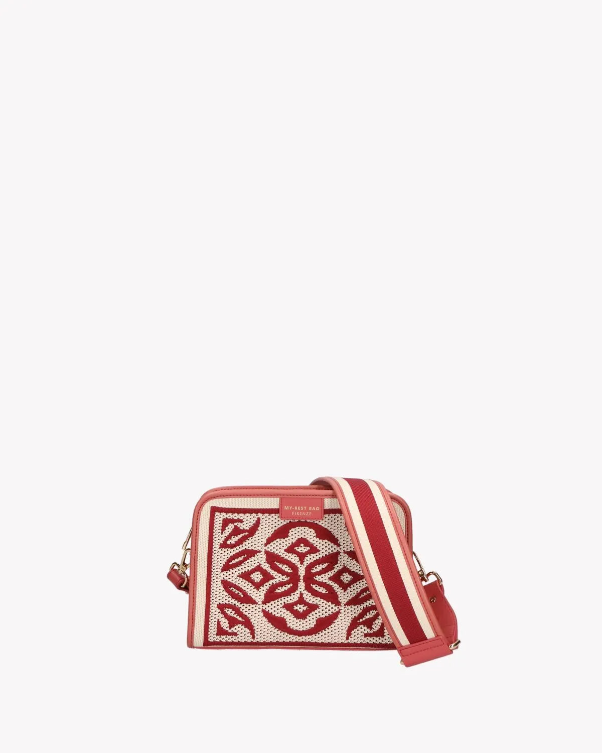 CROSS BAG - LISBONA MINERAL RED-Cross-Body Bags-MY BEST BAG- Pointure.AE
