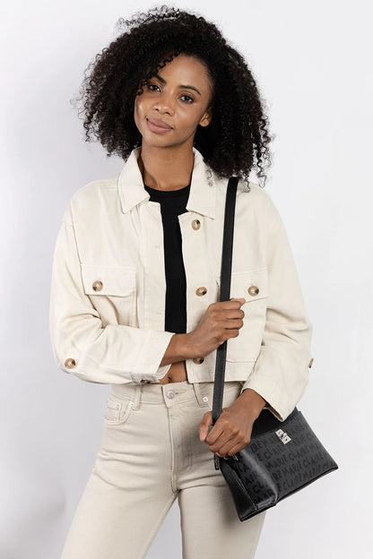 CROSSBODY BAG IN BLACK-Cross-Body Bags-MARIE CLAIRE- Pointure.AE
