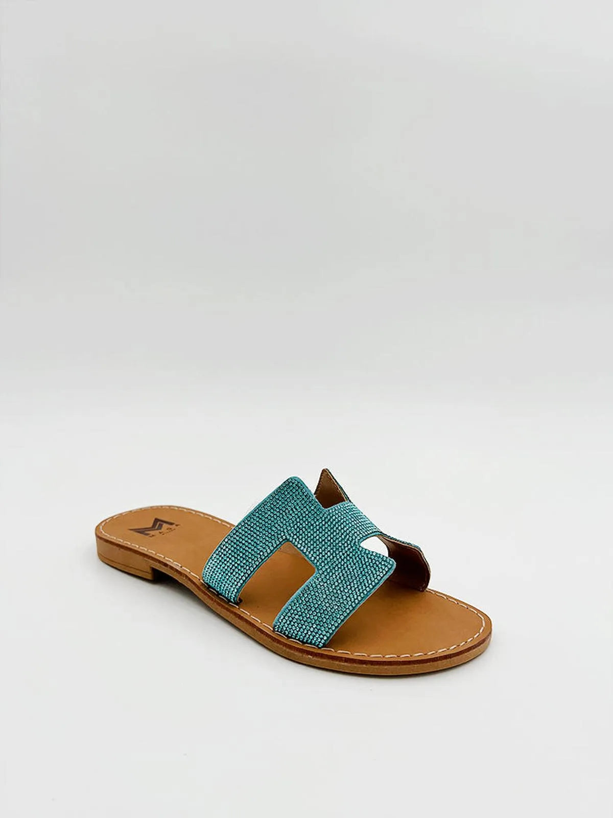CRYSTAL EMBELISHED SLIPPER-Slippers-MAGA MILANO- Pointure.AE
