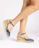 D’orsay Espadrille in Navy Blue – Espadrilles by Unisa | MĀJÅ