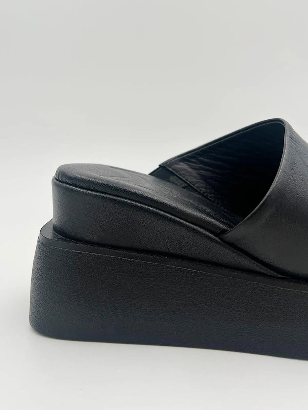 DOUBLE HEEL LEATHER MULE-Mules-MAGA MILANO- Pointure.AE