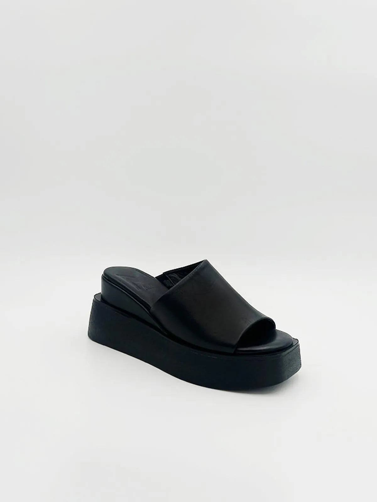 DOUBLE HEEL LEATHER MULE-Mules-MAGA MILANO- Pointure.AE