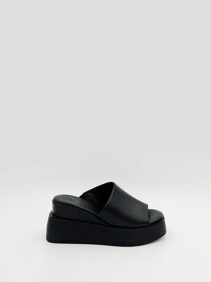 DOUBLE HEEL LEATHER MULE-Mules-MAGA MILANO- Pointure.AE