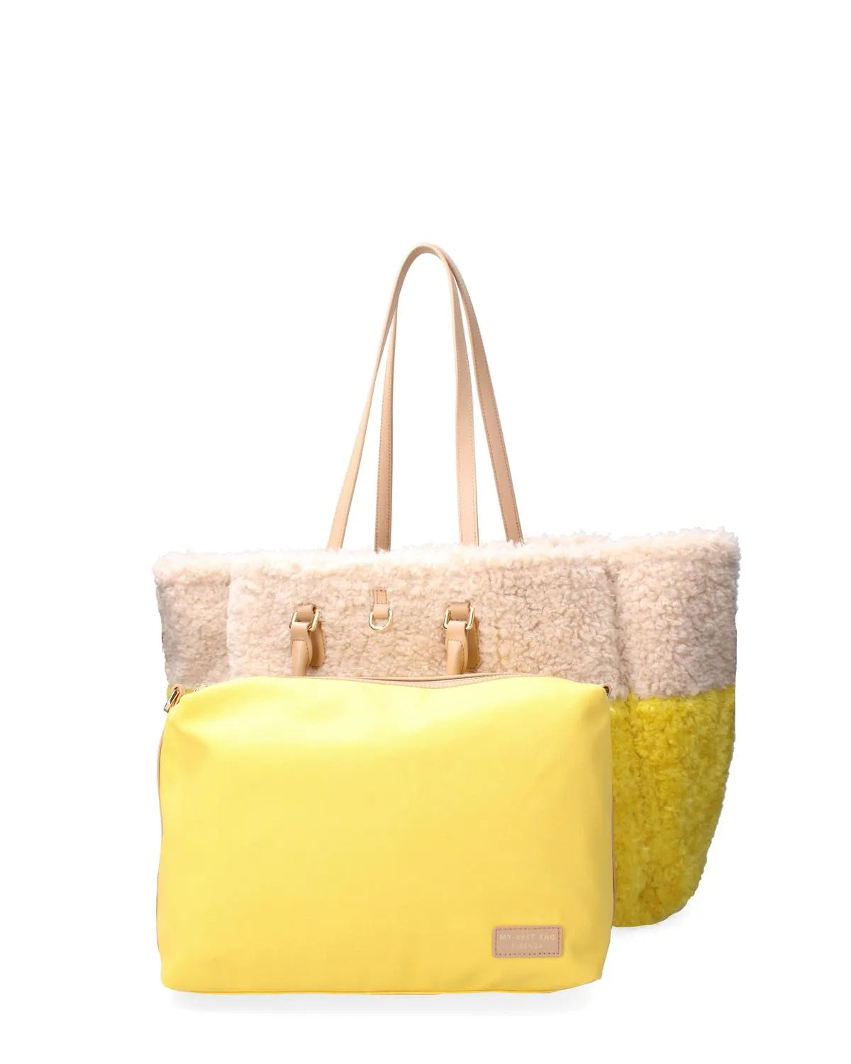DOUBLE SIDED ATENA CORTINA - FOLLIAGE-Tote Bags-MY BEST BAG- Pointure.AE