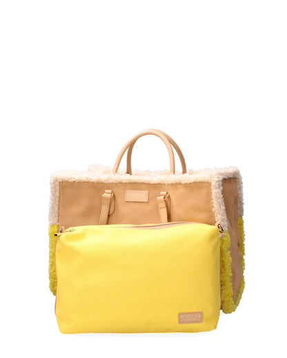 DOUBLE SIDED ATENA CORTINA - FOLLIAGE-Tote Bags-MY BEST BAG- Pointure.AE