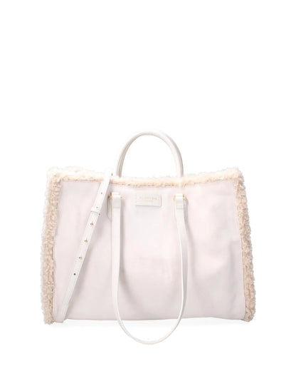 DOUBLE SIDED ATENA CORTINA - SNOW-Tote Bags-MY BEST BAG- Pointure.AE