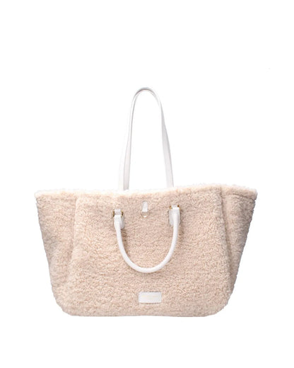 DOUBLE SIDED ATENA CORTINA - SNOW-Tote Bags-MY BEST BAG- Pointure.AE