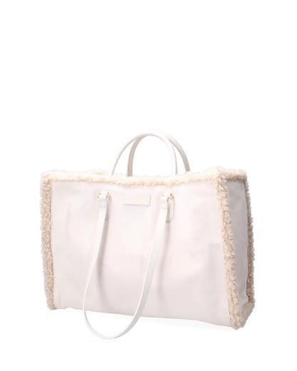 DOUBLE SIDED ATENA CORTINA - SNOW-Tote Bags-MY BEST BAG- Pointure.AE