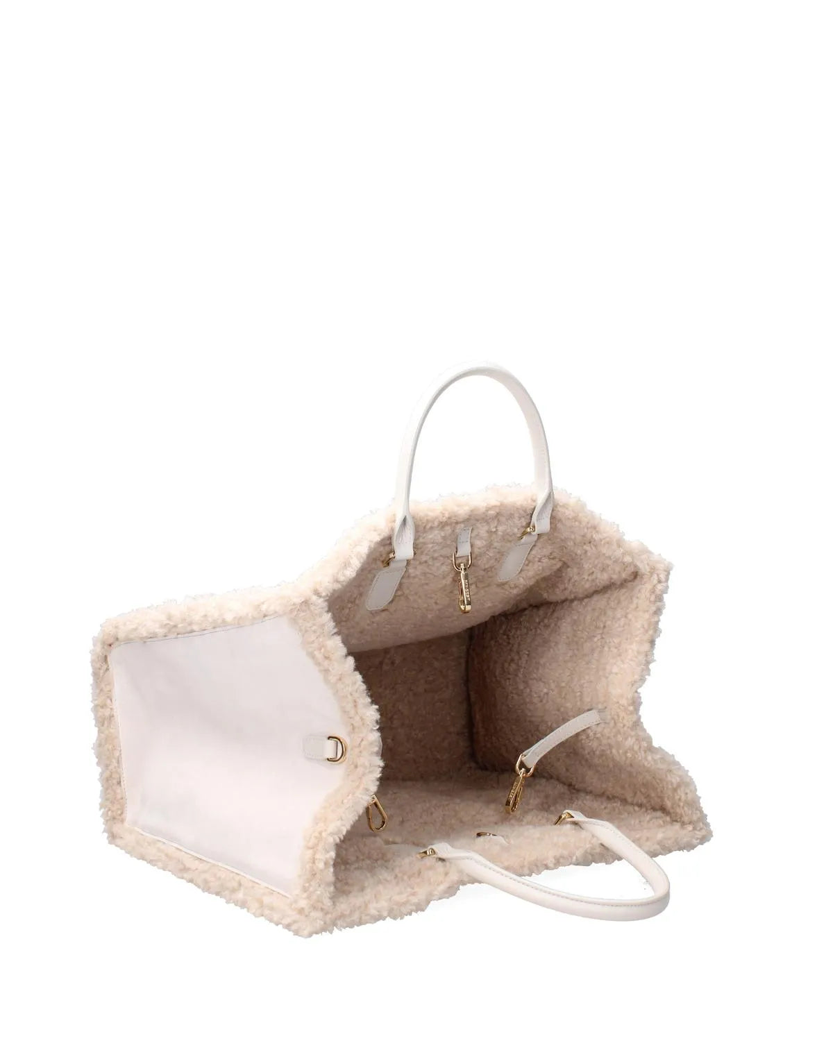 DOUBLE SIDED ATENA CORTINA - SNOW-Tote Bags-MY BEST BAG- Pointure.AE