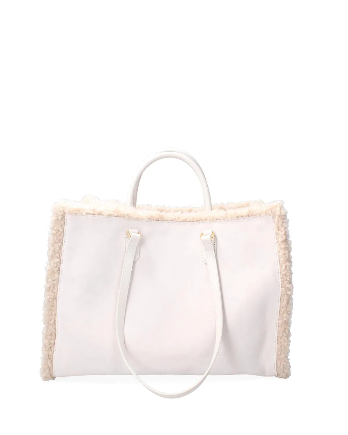 DOUBLE SIDED ATENA CORTINA - SNOW-Tote Bags-MY BEST BAG- Pointure.AE