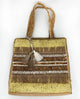 Embelished Jute Bag – Top Handle Bags by Alex Max | MĀJÅ