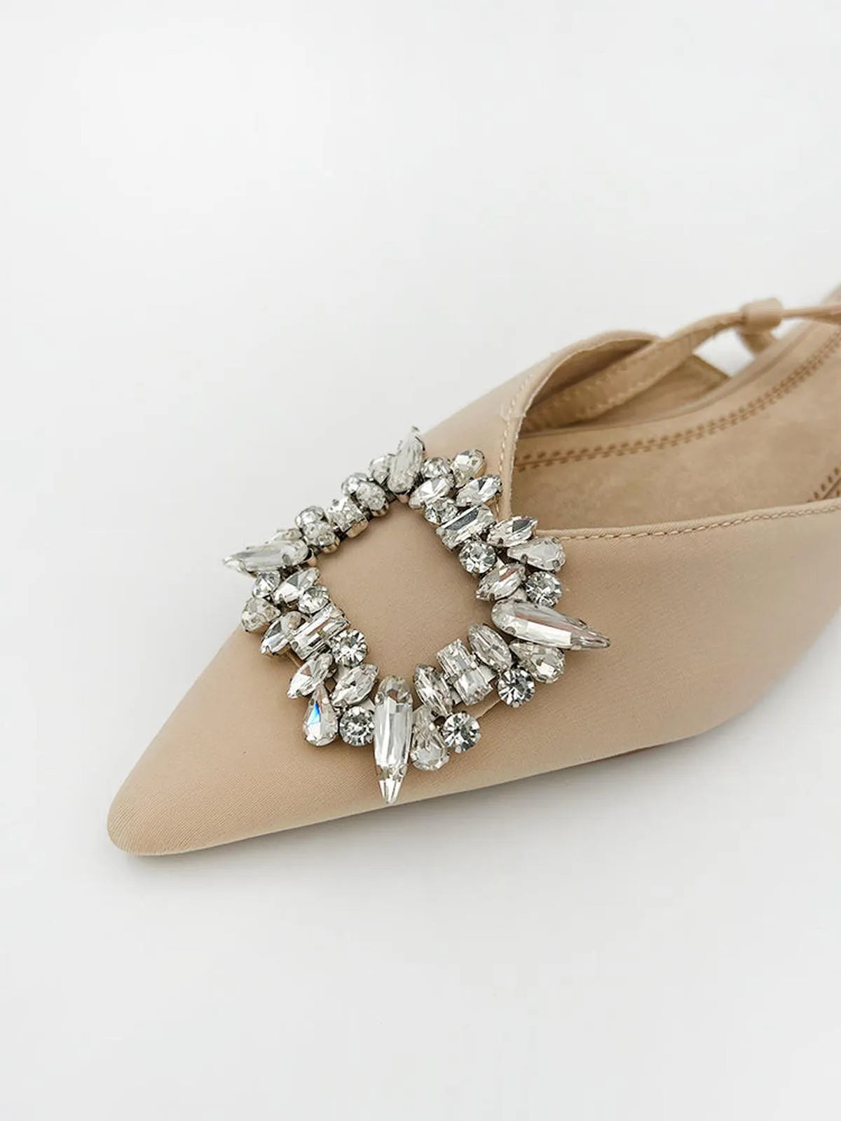 EMBELLISHED FLAT SLINGBACK-Flats-CORINA- Pointure.AE
