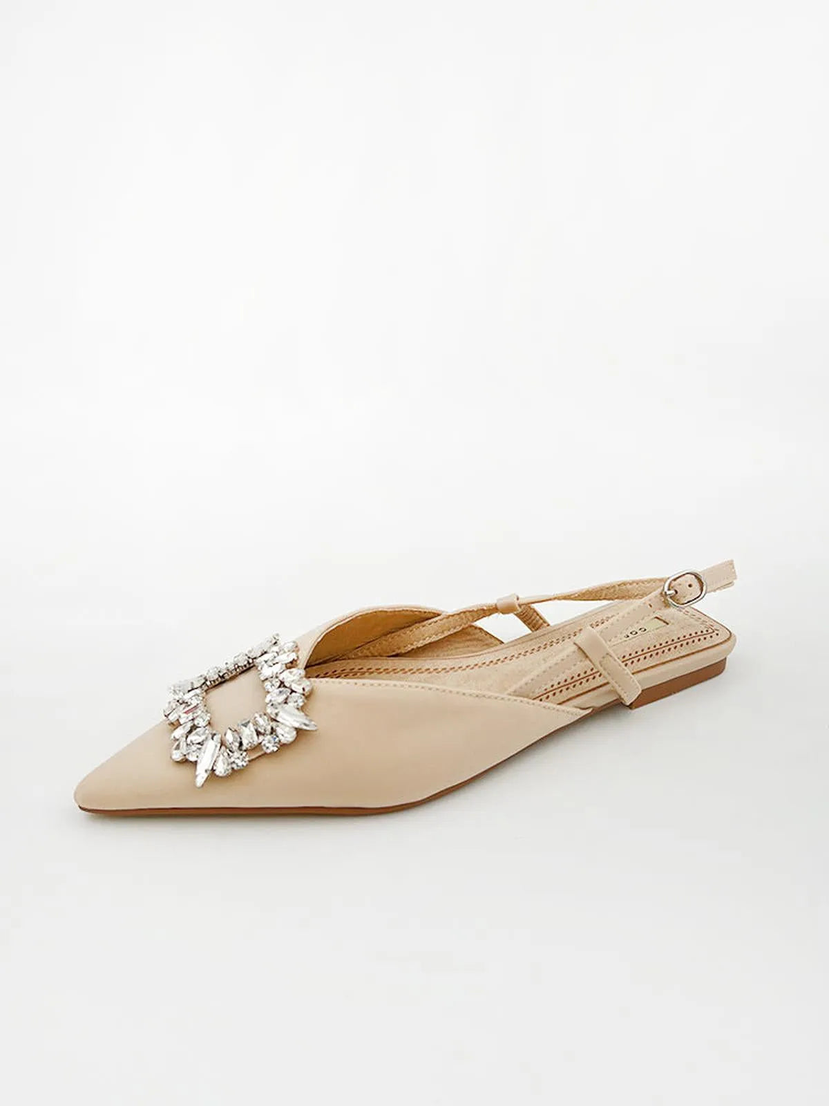 EMBELLISHED FLAT SLINGBACK-Flats-CORINA- Pointure.AE