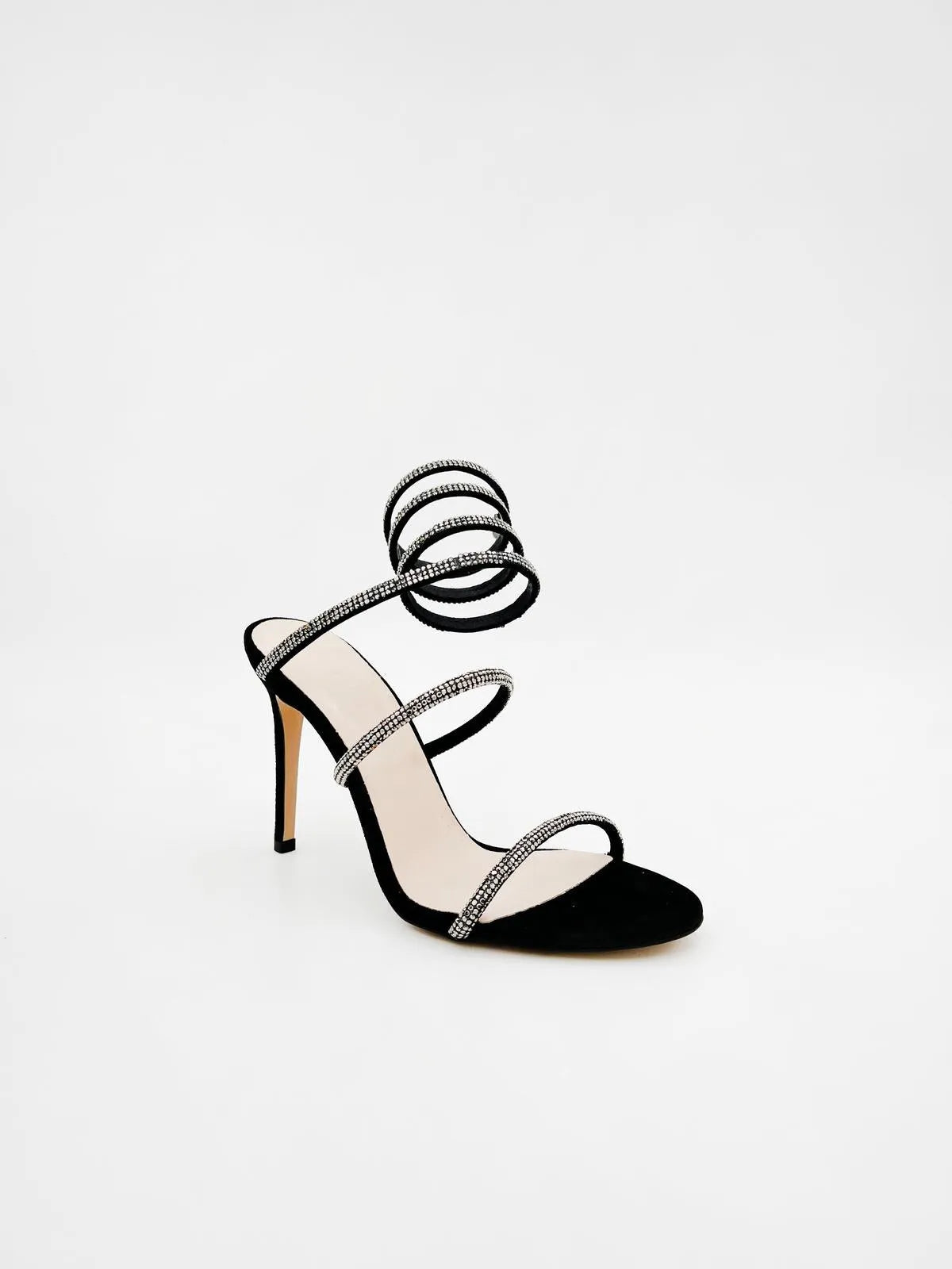 EMBELLISHED SANDALS IN BLACK-Sandals-TUCINO- Pointure.AE
