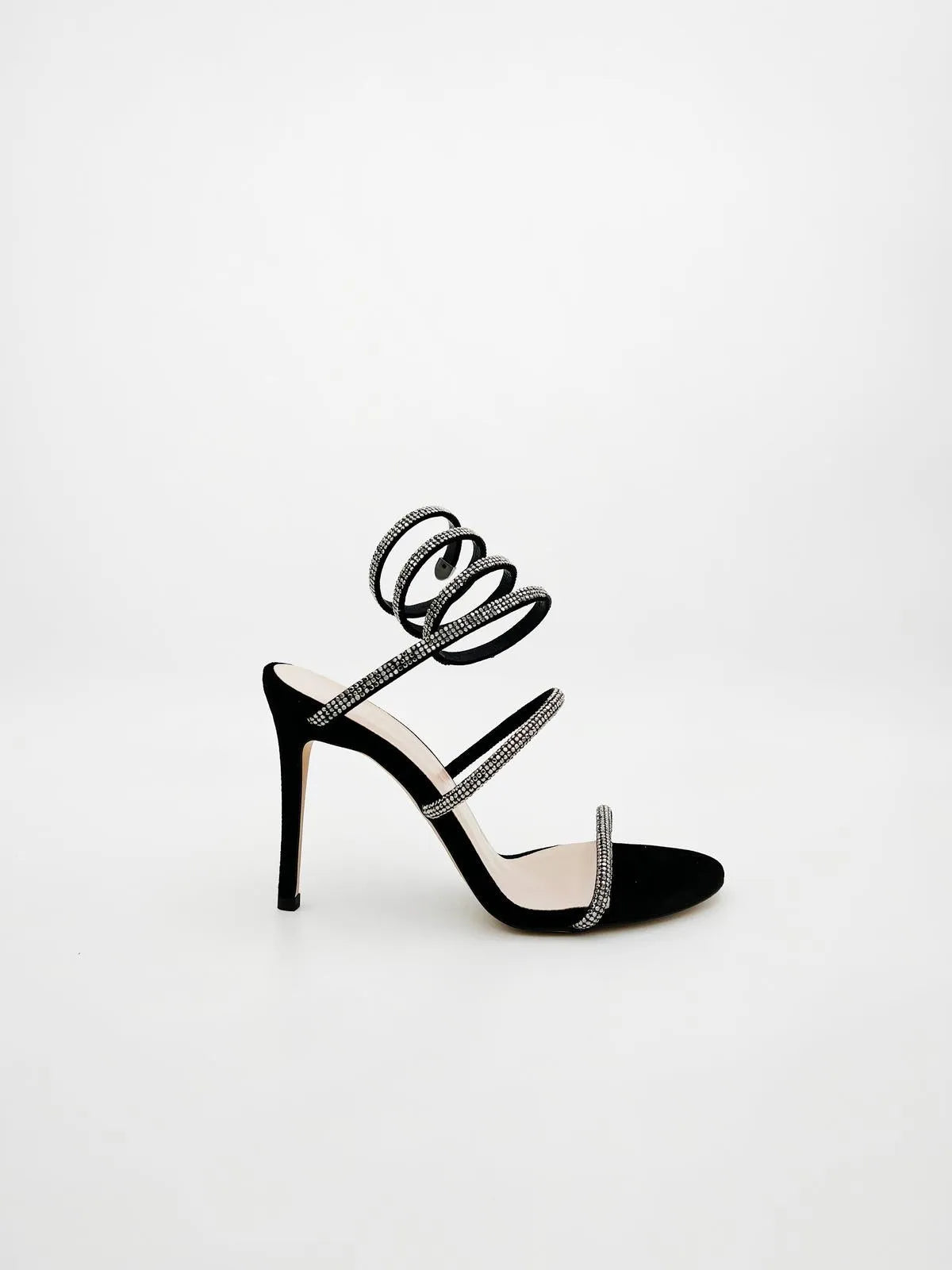 EMBELLISHED SANDALS IN BLACK-Sandals-TUCINO- Pointure.AE