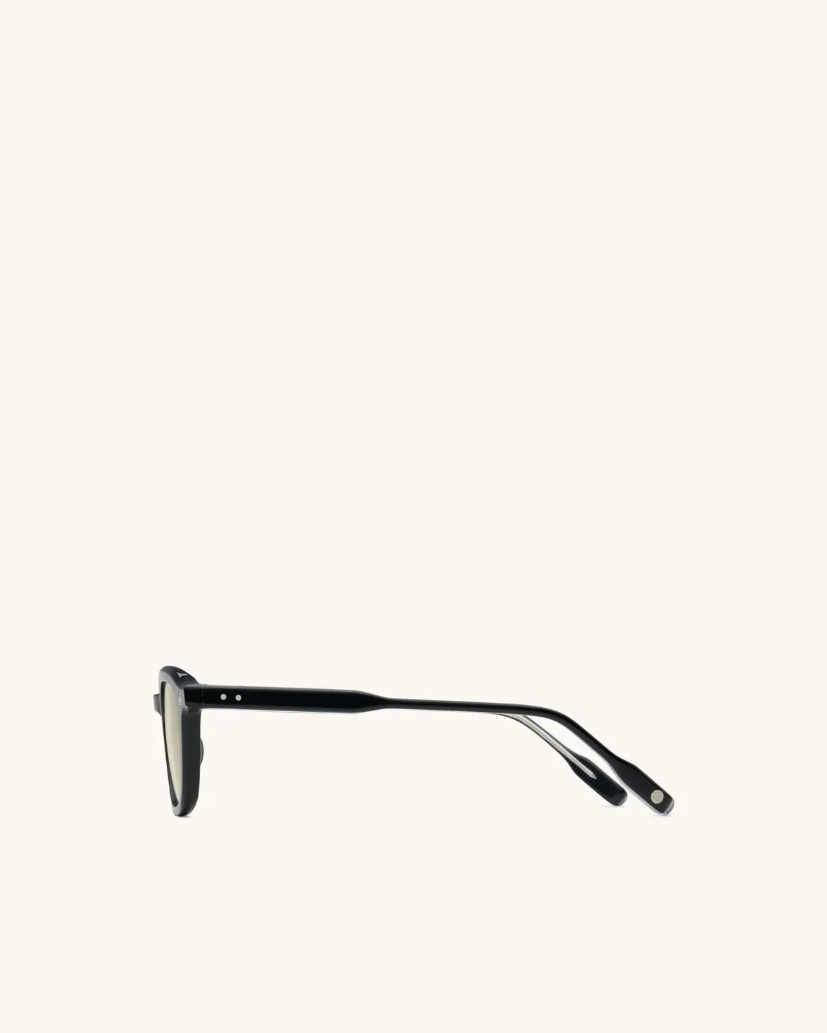 Enigma - BLACK & PALLADIUM/YELLOW-Square Frame Sunglasses-LUNETTERIE GÉNÉRALE- Pointure.AE