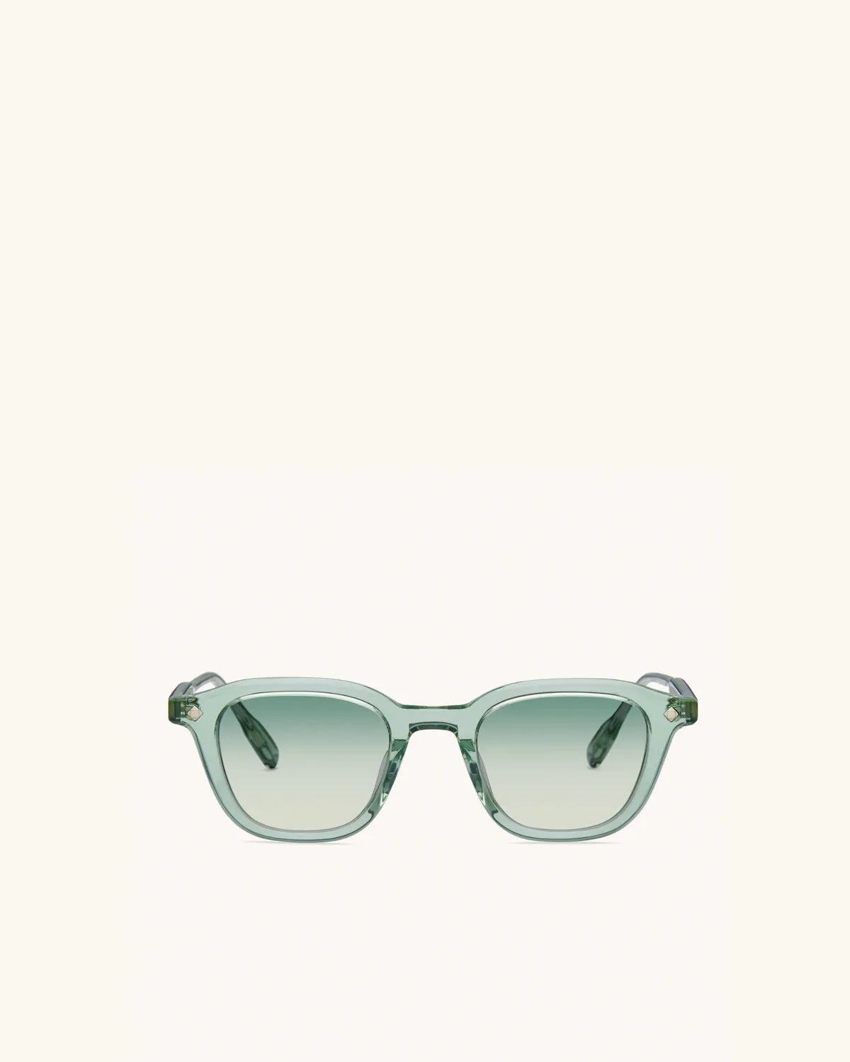 Enigma - EMERALD CRYSTAL & PALLADIUM/GRADIENT BLUE-GREEN-Square Frame Sunglasses-LUNETTERIE GÉNÉRALE- Pointure.AE