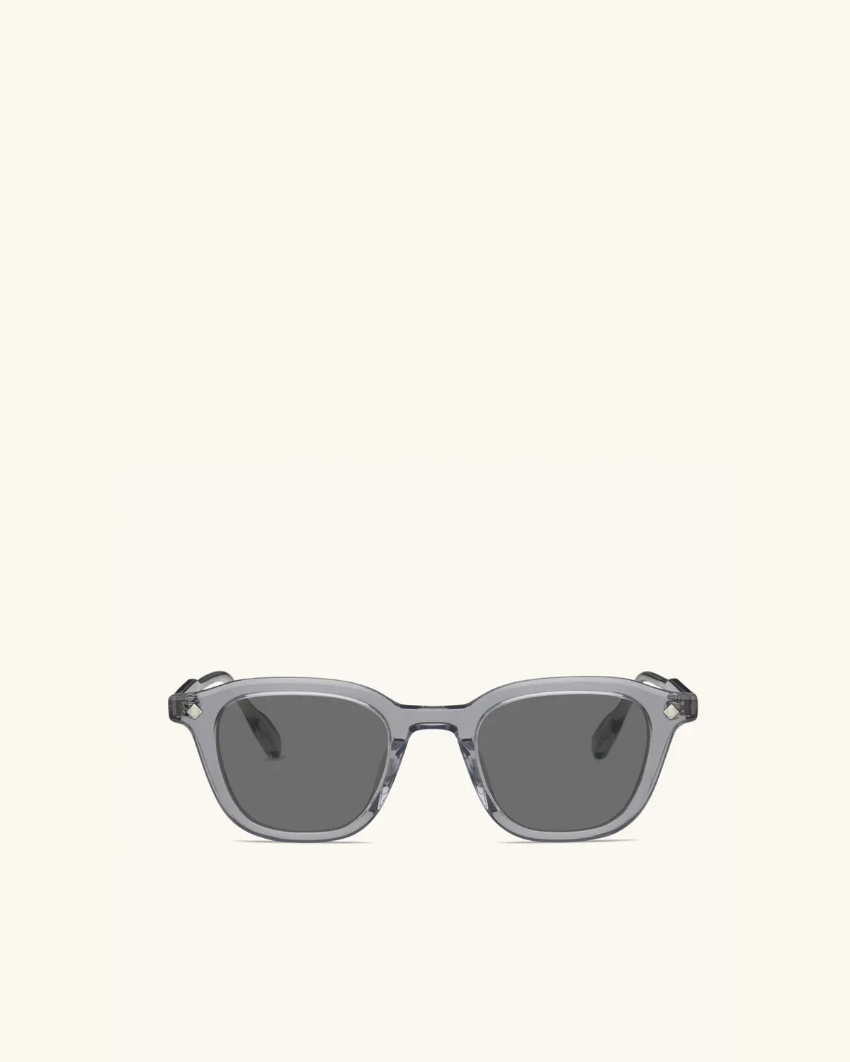 Enigma - GREY CRYSTAL & PALLADIUM/GREY-Square Frame Sunglasses-LUNETTERIE GÉNÉRALE- Pointure.AE
