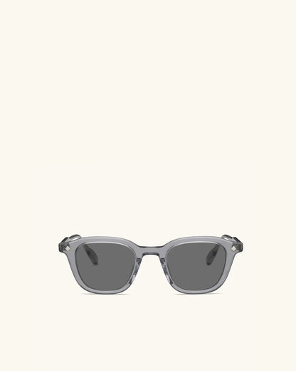 Enigma - GREY CRYSTAL & PALLADIUM/GREY-Square Frame Sunglasses-LUNETTERIE GÉNÉRALE- Pointure.AE