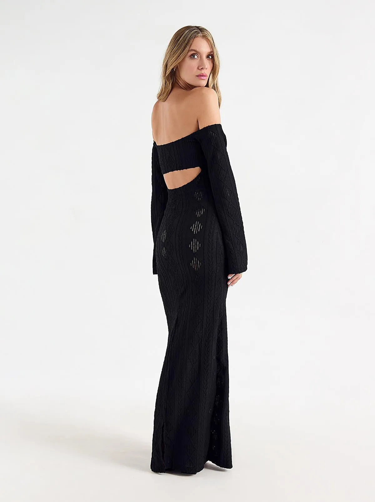 EULALIE LONG DRESS-Maxi Dresses-ONE ONE SWIM- Pointure.AE