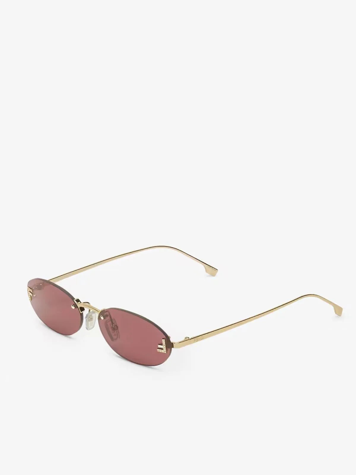 FIRST OVAL SUNGLASSES-Oval Frame Sunglasses-FENDI- Pointure.AE