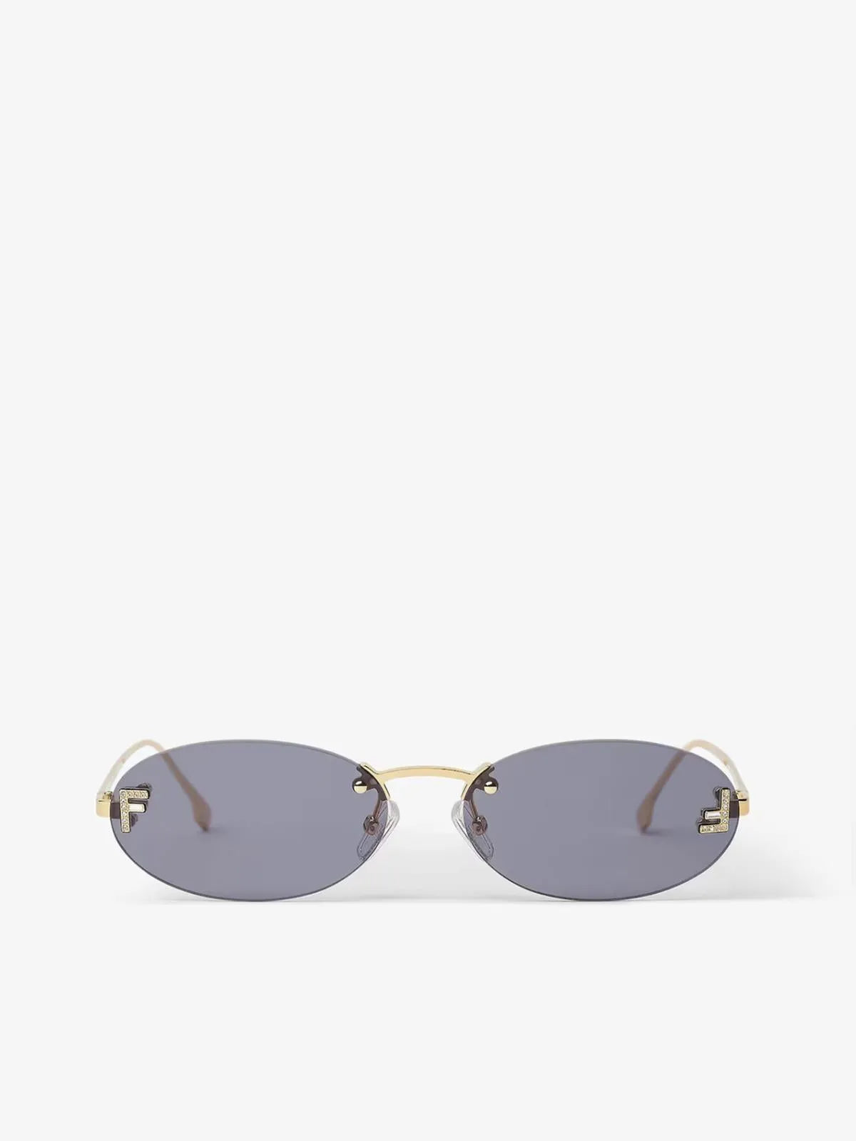 FIRST OVAL SUNGLASSES-Oval Frame Sunglasses-FENDI- Pointure.AE