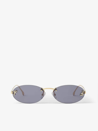 FIRST OVAL SUNGLASSES-Oval Frame Sunglasses-FENDI- Pointure.AE