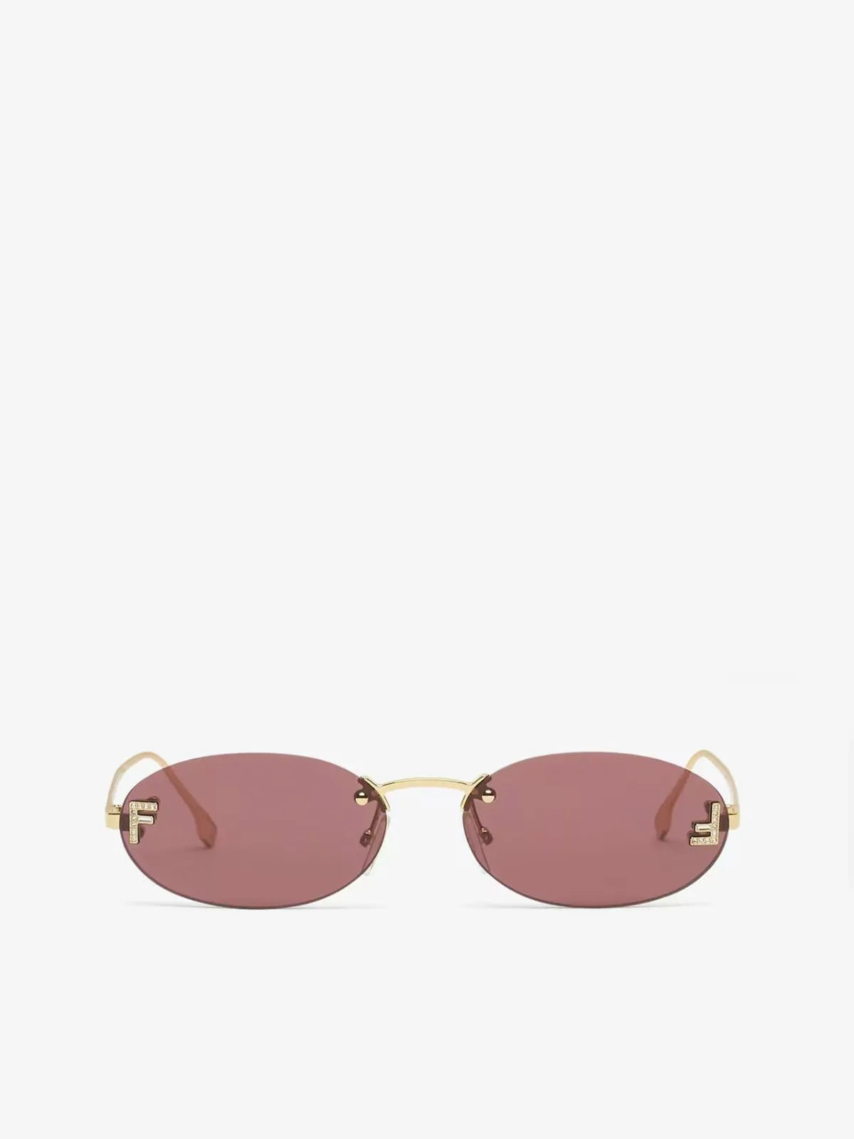 FIRST OVAL SUNGLASSES-Oval Frame Sunglasses-FENDI- Pointure.AE