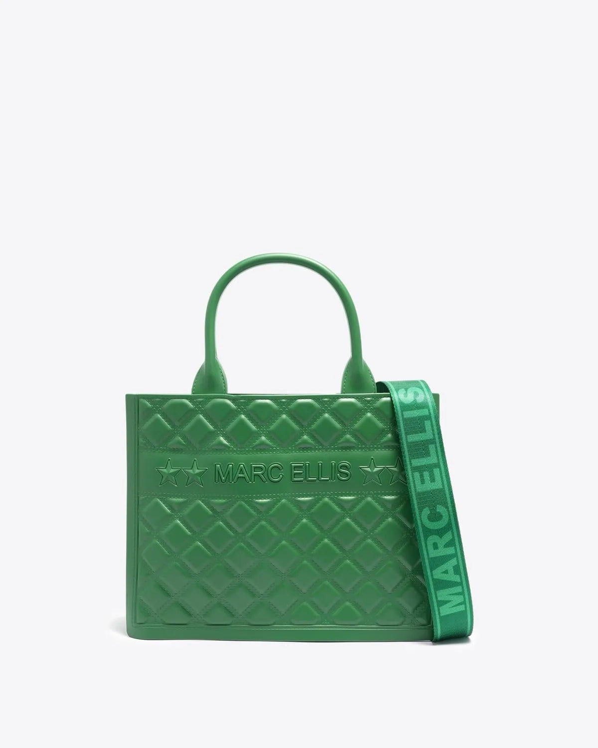 FLAT BUBY M IN GREEN-Tote Bags-MARC ELLIS- Pointure.AE