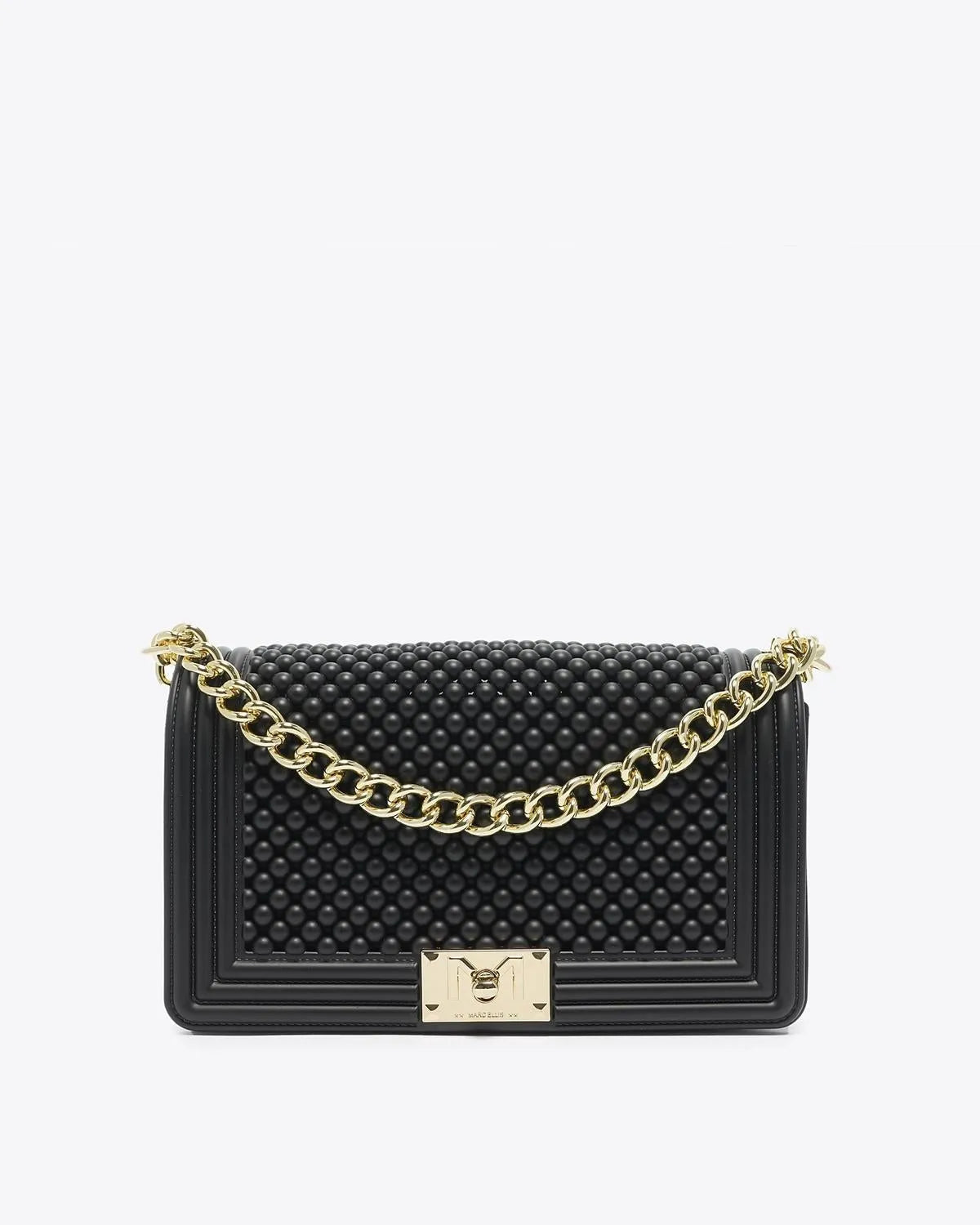 FLAT M BALL IN BLACK-Cross-Body Bags-MARC ELLIS- Pointure.AE