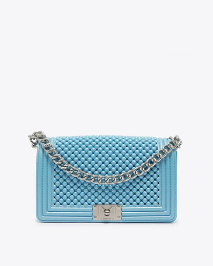 Flat M Ball in Blue-cross – Body Bags by Marc Ellis | MĀJÅ