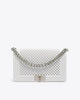 Flat M Ball in White-cross – Body Bags by Marc Ellis | MĀJÅ