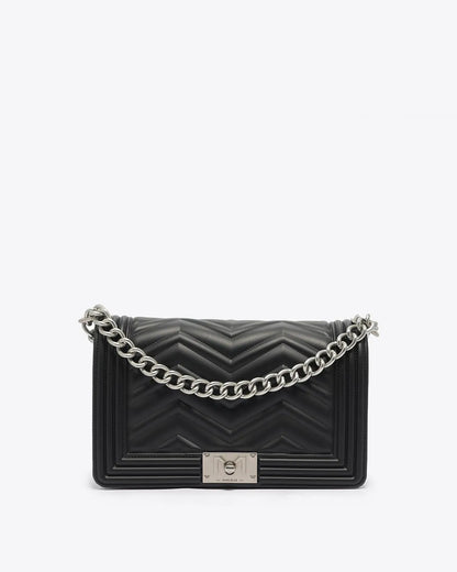 Flat M Manhattan in Black-cross – Body Bags by Marc Ellis | MĀJÅ