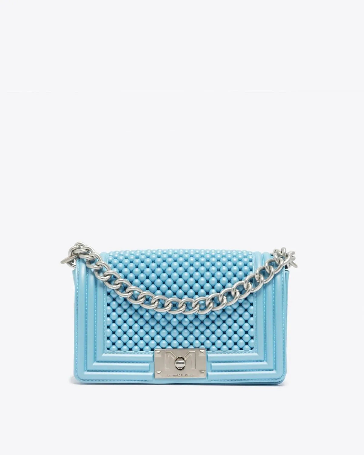 FLAT S BALL IN BLUE-Cross-Body Bags-MARC ELLIS- Pointure.AE