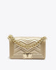 Flat S Manhattan in Gold-cross – Body Bags by Marc Ellis | MĀJÅ