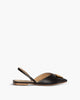 Flat Slingback with Metal Detail in Black – Flats by Corina | MĀJÅ