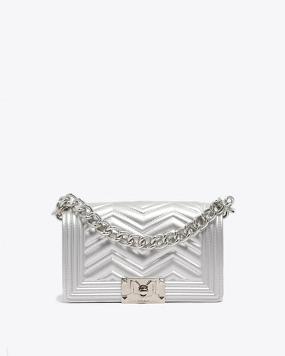 Flat XS Manhattan in Silver-cross – Body Bags by Marc Ellis | MĀJÅ