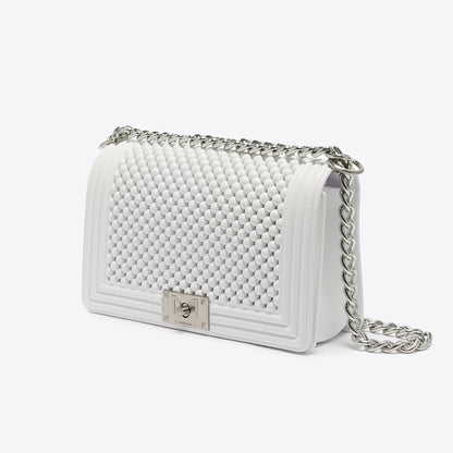 FLAT M BALL IN WHITE
