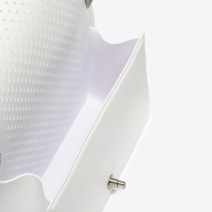 FLAT M BALL IN WHITE