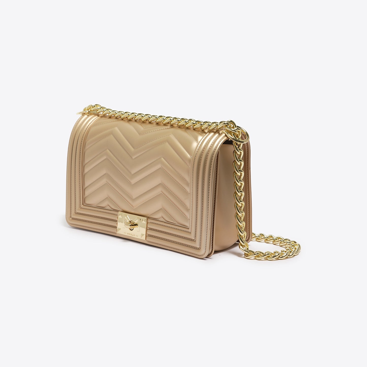 FLAT M MANHATTAN IN GOLD
