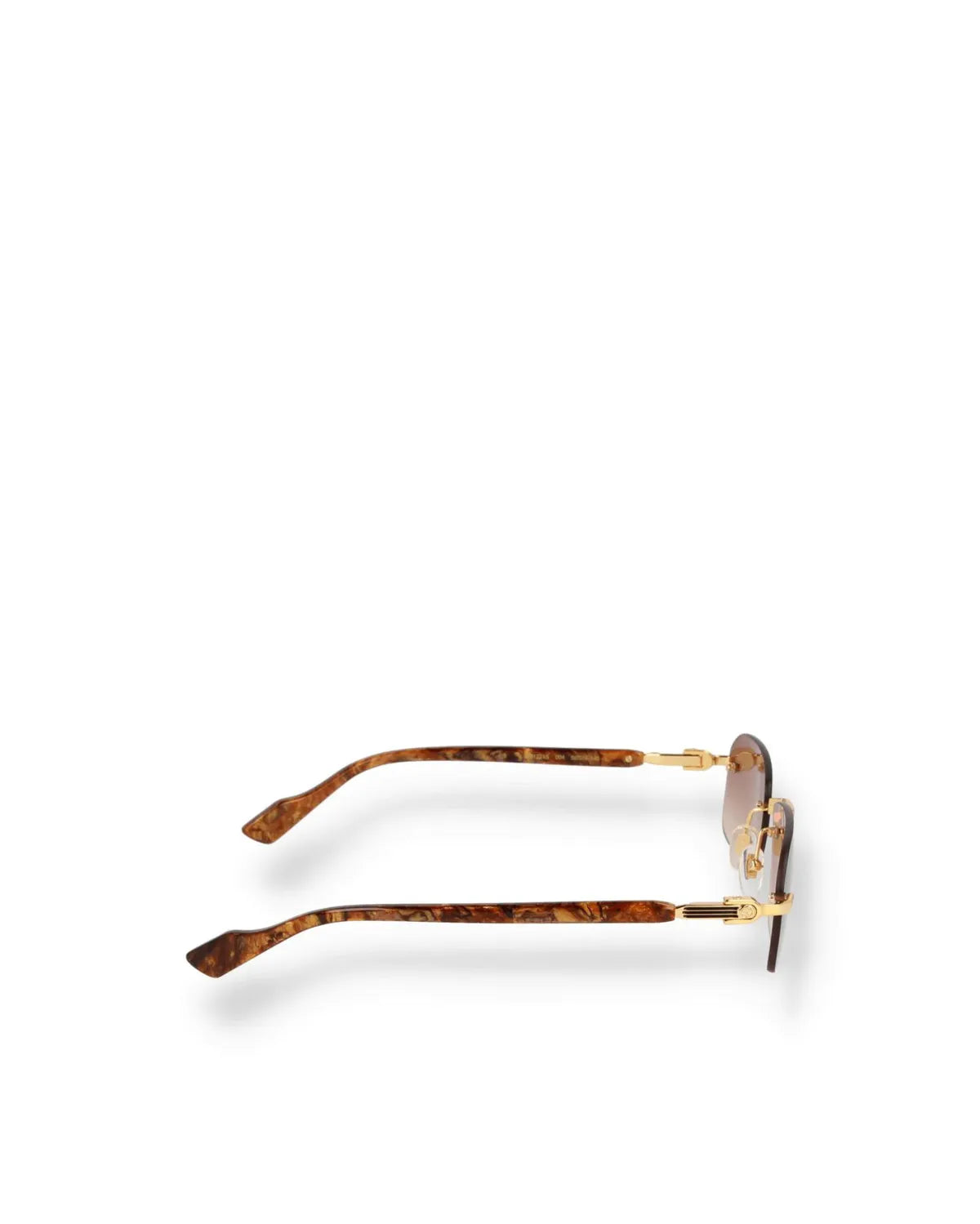 GG MONOGRAM RIMLESS RECTANGULAR SUNGLASSES-Rectangular Frame Sunglasses-GUCCI EYEWEAR- Pointure.AE