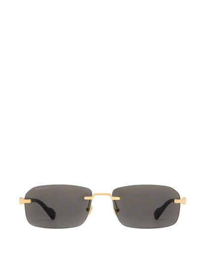 GG RIMLESS RECTANGULAR SUNGLASSES-Rectangular Frame Sunglasses-GUCCI EYEWEAR- Pointure.AE