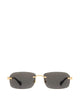 Gg Rimless Rectangular Sunglasses – Rectangular Frame Sunglasses by Gucci Eyewear | MĀJÅ