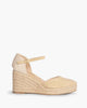 Glittered Fabric Wedge – Espadrilles by Corina | MĀJÅ