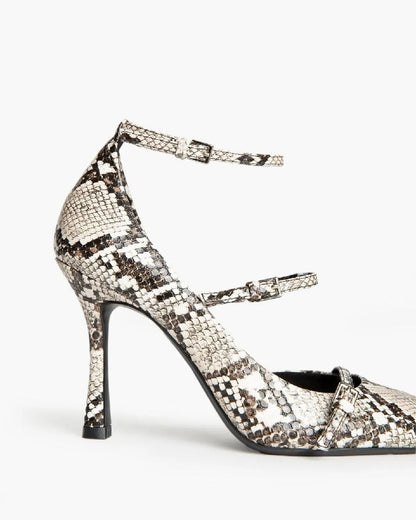 HIGH HEEL PUMP IN SERPENT-Pumps-CORINA- Pointure.AE