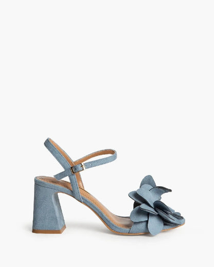 High Heel Sandal in Blue – Sandals by Corina | MĀJÅ