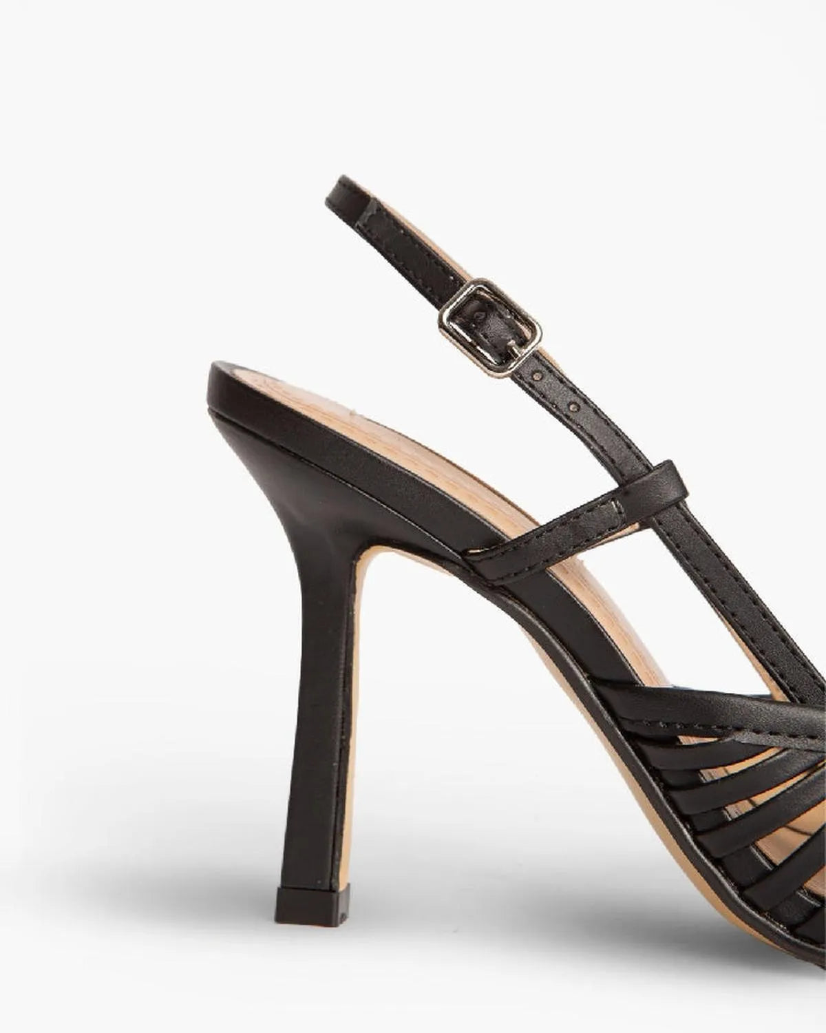 HIGH HEEL SLING BACK IN BLACK-Sling Backs-CORINA- Pointure.AE