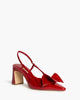 High Heel with Bow Detail in Red – Sling Backs by Corina | MĀJÅ
